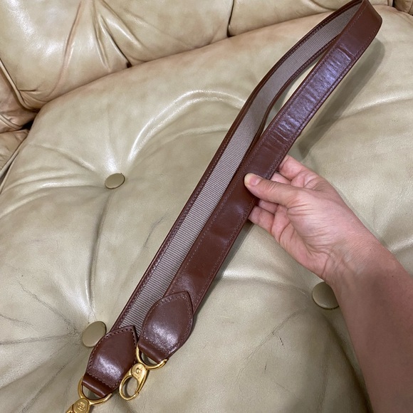 COA Gucci Replacement Strap Vintage Leather for Briefcase or Bag - Picture 8 of 9